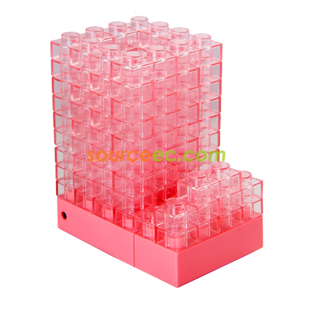 禮品訂造Gattola 多功能發光積木筆座/手機座(單色)紀念品
