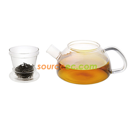 禮品訂造三件套玻璃茶壺紀念品