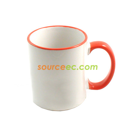 禮品訂造295ML陶瓷廣告杯紀念品
