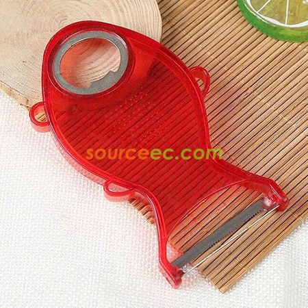 禮品訂造魚兒二合一削皮器開瓶器紀念品