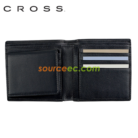 禮品訂造Cross 皮製雙折式名片銀包紀念品