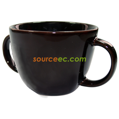 禮品訂造220ML訂製雙耳陶瓷杯紀念品