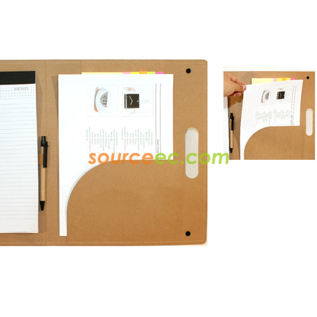 禮品訂造再生紙文件夾紀念品
