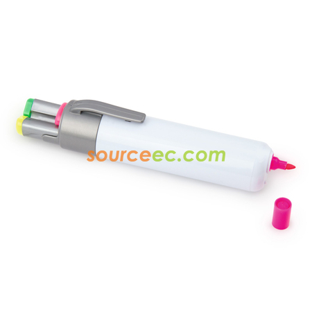 禮品訂造三色熒光筆紀念品