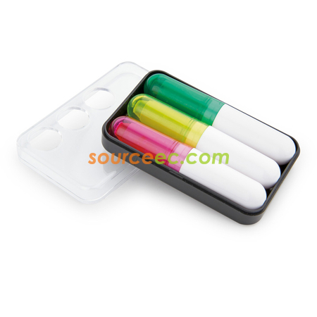 禮品訂造三色熒光筆紀念品