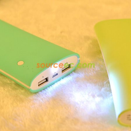 禮品訂造雙充帶燈移動充電器紀念品