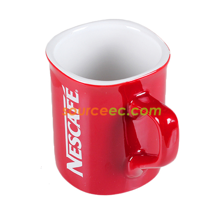 禮品訂造230ML陶瓷廣告杯紀念品