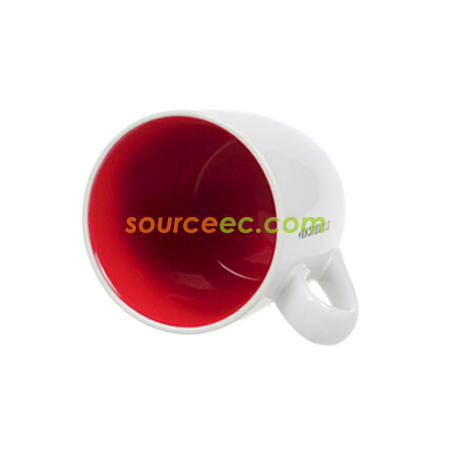 禮品訂造360ML陶瓷廣告杯紀念品