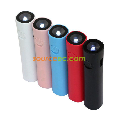 禮品訂造迷你帶燈移動充電器紀念品