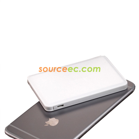 禮品訂造皮紋超薄移動充電器紀念品