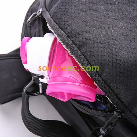 禮品訂造320ML矽膠運動水壺紀念品