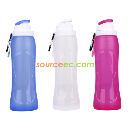 禮品訂造500ML矽膠運動水壺紀念品