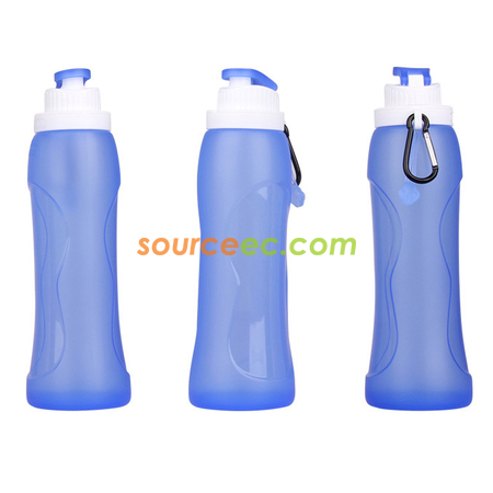 禮品訂造500ML矽膠運動水壺紀念品