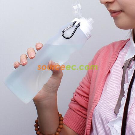禮品訂造550ML矽膠運動水壺紀念品