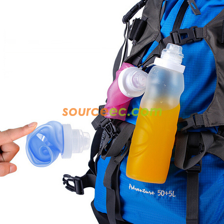 禮品訂造550ML矽膠運動水壺紀念品
