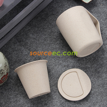禮品訂造300ML小麥秸稈杯紀念品