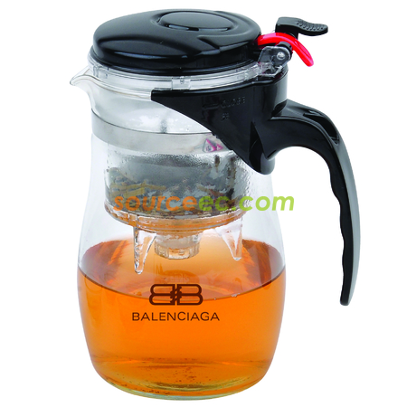 禮品訂造750ML玻璃沖茶杯紀念品