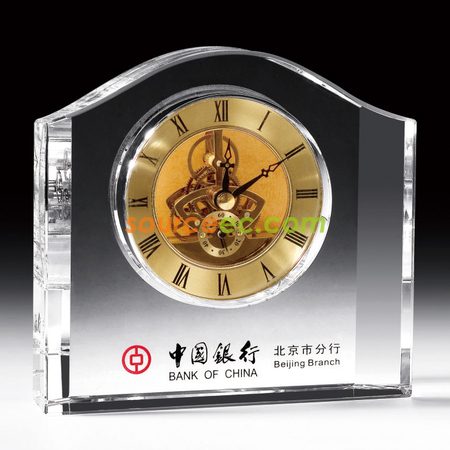 鐘錶水晶獎座
