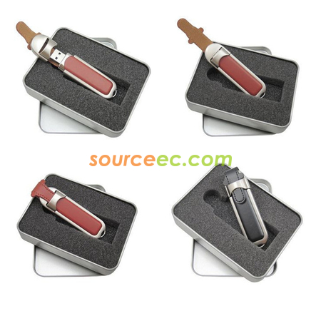 禮品訂造皮製USB手指紀念品