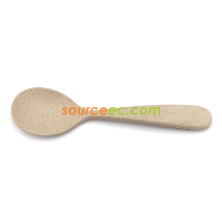 禮品訂造帶湯匙麥稈碗紀念品