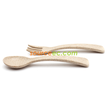 禮品訂造兒童麥稈餐具套裝紀念品