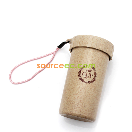 禮品訂造360ML 小麥廣告杯紀念品