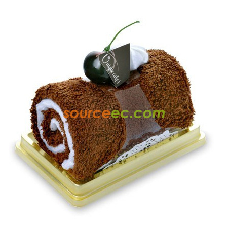 禮品訂造創意蛋糕毛巾/兩入紀念品