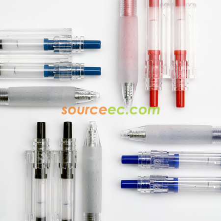 禮品訂造凱寶透明中性筆紀念品