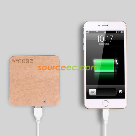 禮品訂造木質外殼移動電源紀念品