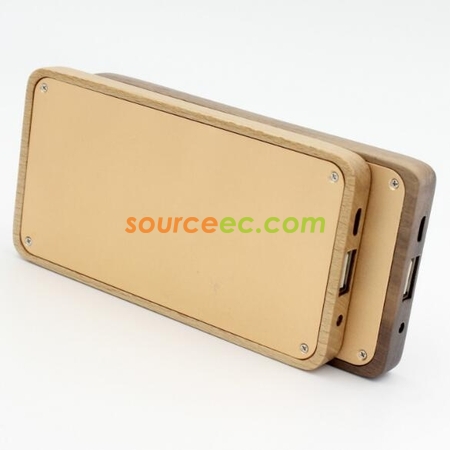 禮品訂造木質外殼移動電源紀念品