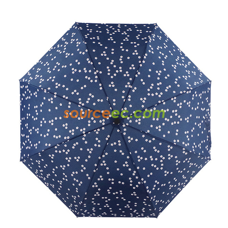 禮品訂造折疊太陽廣告雨傘彎柄紀念品