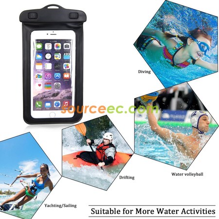 禮品訂造透明防水手機臂袋紀念品