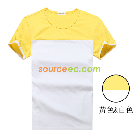 禮品訂造拼色活動比賽T恤紀念品