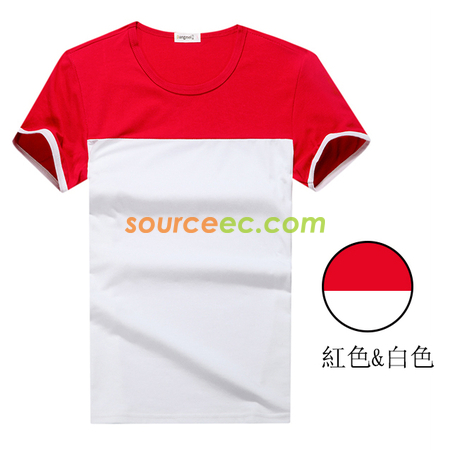 禮品訂造拼色活動比賽T恤紀念品