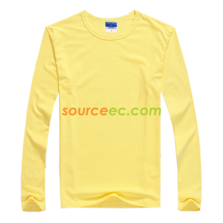 禮品訂造純色圓領長袖衫紀念品