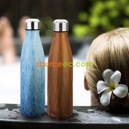 禮品訂造500ML 木紋可樂保溫杯紀念品