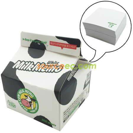 禮品訂造牛奶盒便簽簿紀念品