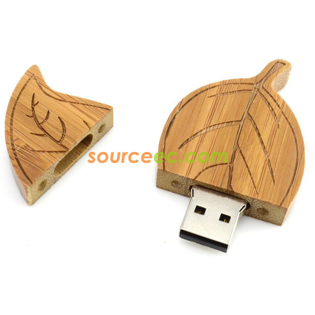 禮品訂造環保木質USB手指紀念品