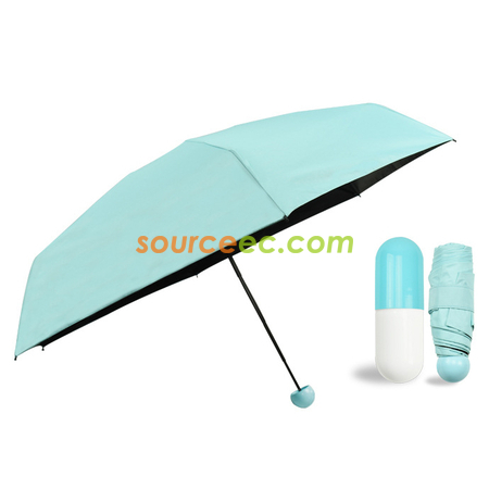 禮品訂造迷你膠囊防水雨傘紀念品