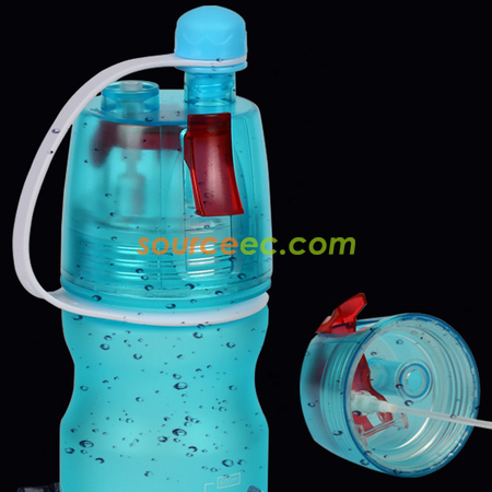 禮品訂造600ML噴水運動水壺紀念品