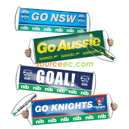 伸縮手拉旗