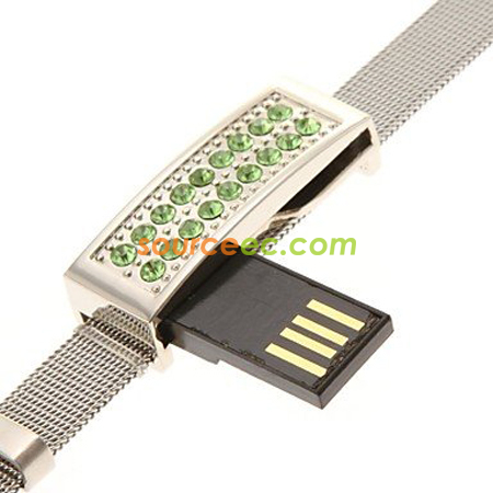 禮品訂造水晶USB手指腕带紀念品