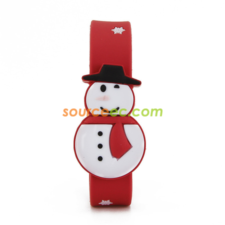禮品訂造USB雪人手環紀念品