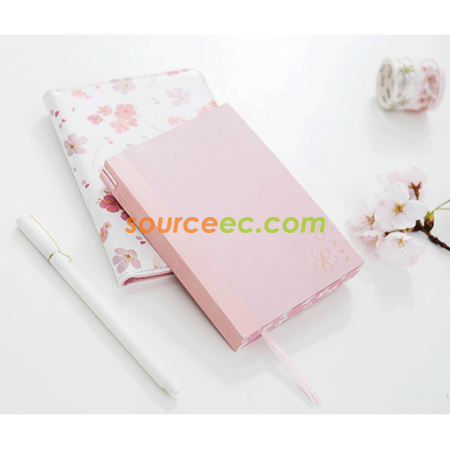禮品訂造櫻花手帳本禮盒裝紀念品