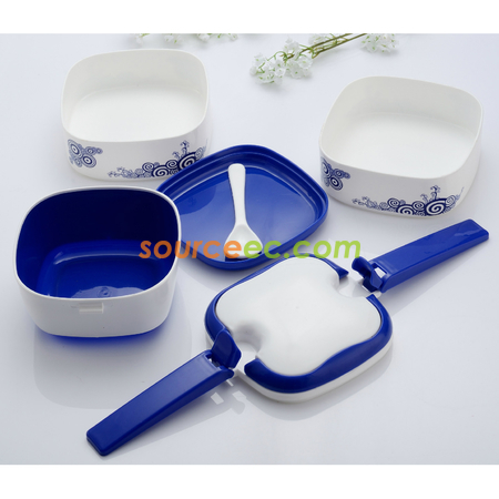禮品訂造青花瓷手提午餐盒紀念品