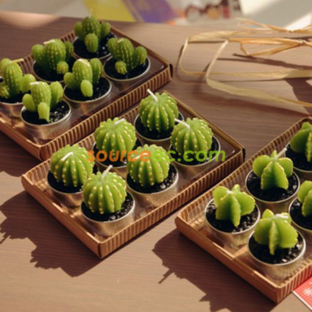 禮品訂造盆栽植物蠟燭紀念品