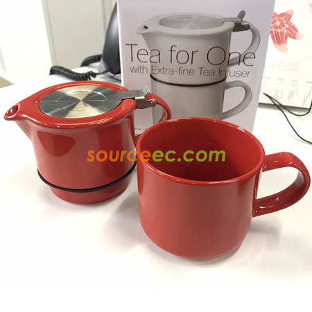 禮品訂造子母陶瓷茶壺紀念品