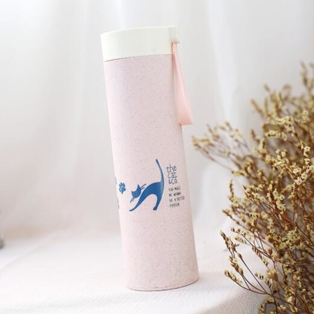 禮品訂造環保小麥玻璃杯紀念品