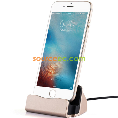 禮品訂造蘋果手機座充iPad平板充電底座 ipPhone7/8手機基座桌面快充底座紀念品