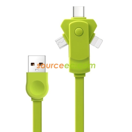 禮品訂造三合一數據線紀念品